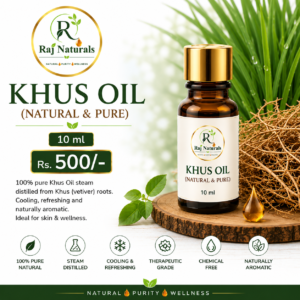 Khus Oil (Natural & Pure) – 10 ml